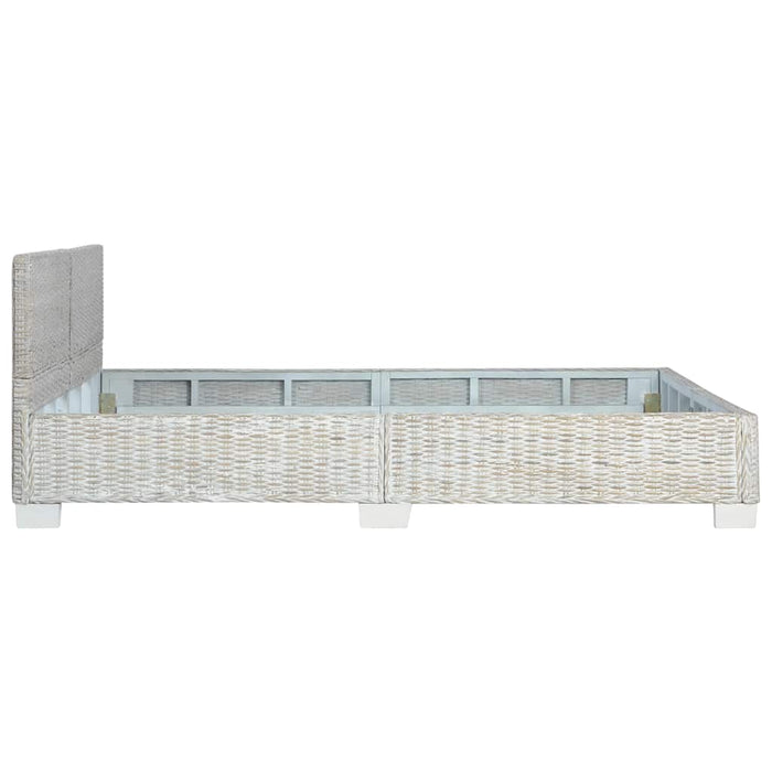 Cadru de pat, gri, 160 x 200 cm, ratan natural - WALTI WALTI