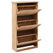 Dulap depozitare pantofi, 55 x 20 x 104 cm, lemn masiv de nuc - WALTI WALTI