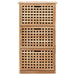 Dulap depozitare pantofi, 55 x 20 x 104 cm, lemn masiv de nuc - WALTI WALTI