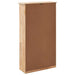 Dulap depozitare pantofi, 55 x 20 x 104 cm, lemn masiv de nuc - WALTI WALTI