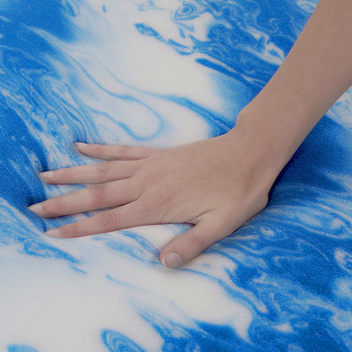 Topper saltea, spumă gel, 7 cm, 90 x 200 cm - WALTI WALTI