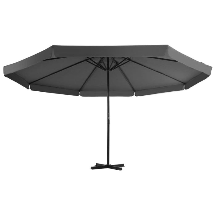 Umbrelă de soare de grădină, bază portabilă, antracit - WALTI WALTI