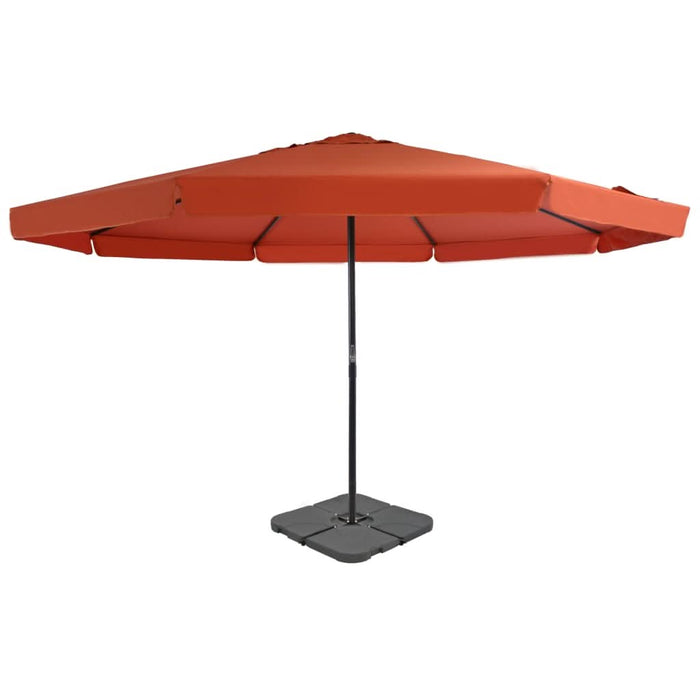 Umbrelă de soare de grădină, bază portabilă, cărămiziu - WALTI WALTI