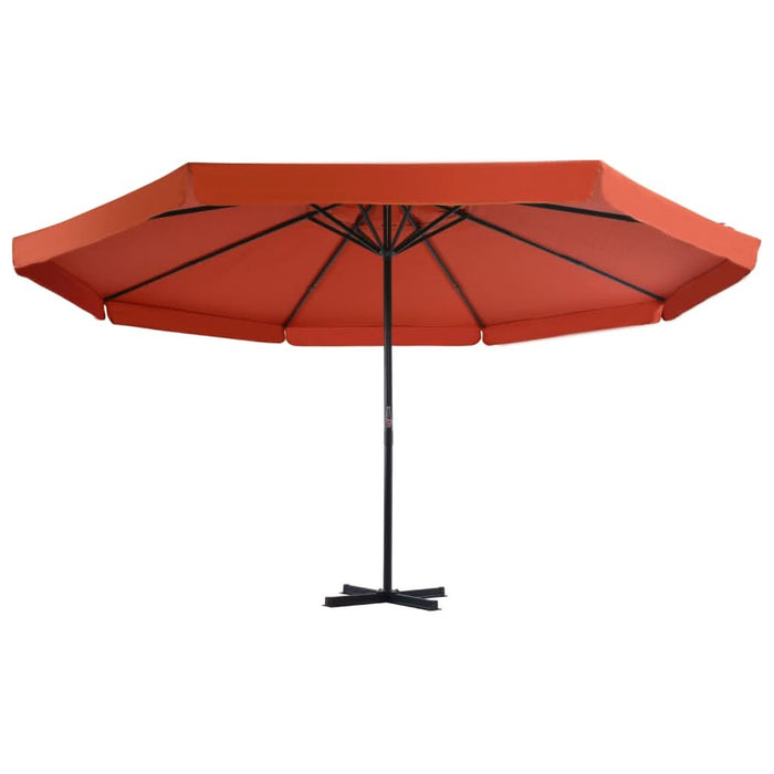 Umbrelă de soare de grădină, bază portabilă, cărămiziu - WALTI WALTI
