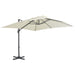 Umbrelă de soare de grădină, bază portabilă, nisipiu - WALTI WALTI
