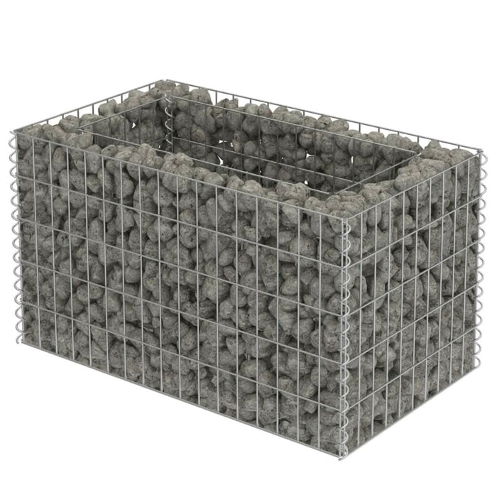 Strat înălțat gabion, 90 x 50 x 50 cm, oțel galvanizat - WALTI WALTI