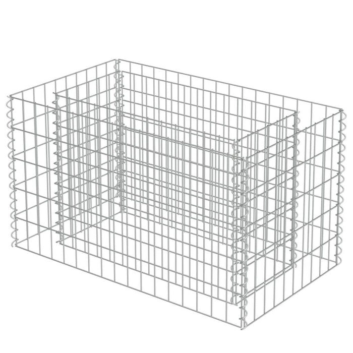 Strat înălțat gabion, 90 x 50 x 50 cm, oțel galvanizat - WALTI WALTI