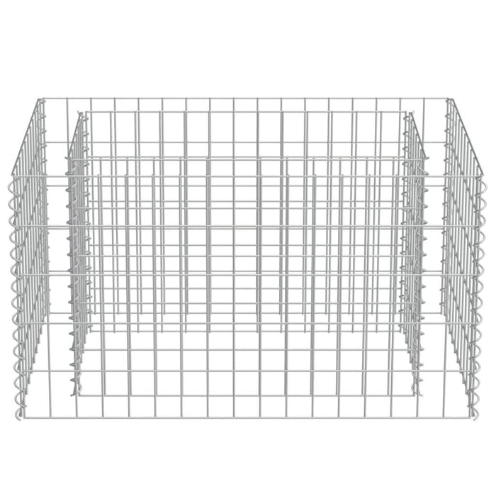 Strat înălțat gabion, 90 x 50 x 50 cm, oțel galvanizat - WALTI WALTI
