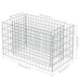 Strat înălțat gabion, 90 x 50 x 50 cm, oțel galvanizat - WALTI WALTI