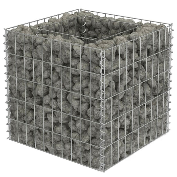 Strat înălțat gabion, 50 x 50 x 50 cm, oțel galvanizat - WALTI WALTI