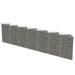 Perete gabion, oțel galvanizat, 450 x 30 x 100 cm - WALTI WALTI