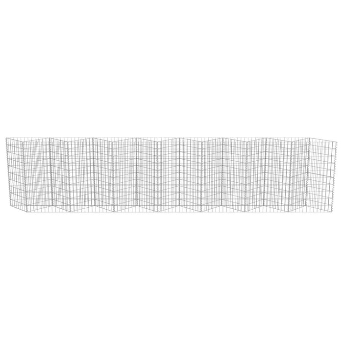 Perete gabion, oțel galvanizat, 450 x 30 x 100 cm - WALTI WALTI