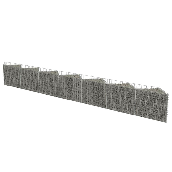 Gabion perete, oțel galvanizat, 450 x 30 x 50 cm - WALTI WALTI