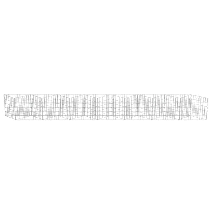 Gabion perete, oțel galvanizat, 450 x 30 x 50 cm - WALTI WALTI