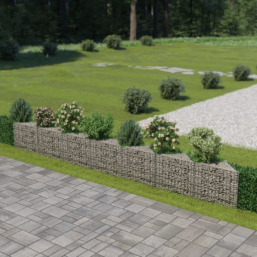 Gabion perete, oțel galvanizat, 450 x 30 x 50 cm - WALTI WALTI