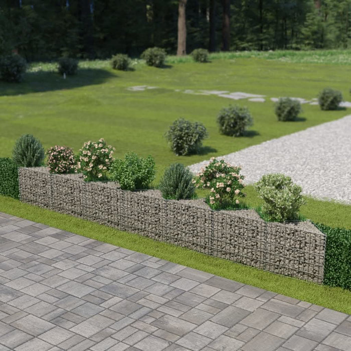 Gabion perete, oțel galvanizat, 450 x 30 x 50 cm - WALTI WALTI