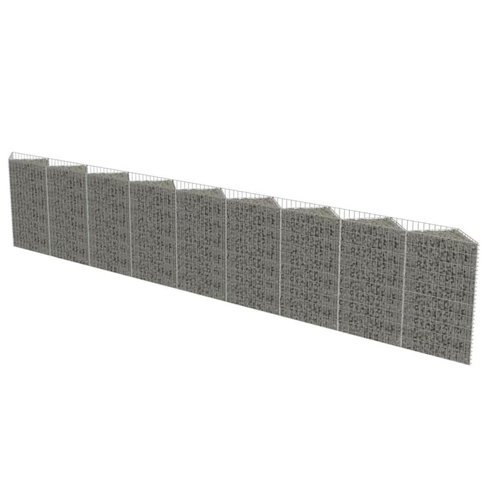 Perete gabion, 630 x 30 x 100 cm, oțel galvanizat - WALTI WALTI
