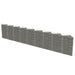 Perete gabion, 630 x 30 x 100 cm, oțel galvanizat - WALTI WALTI