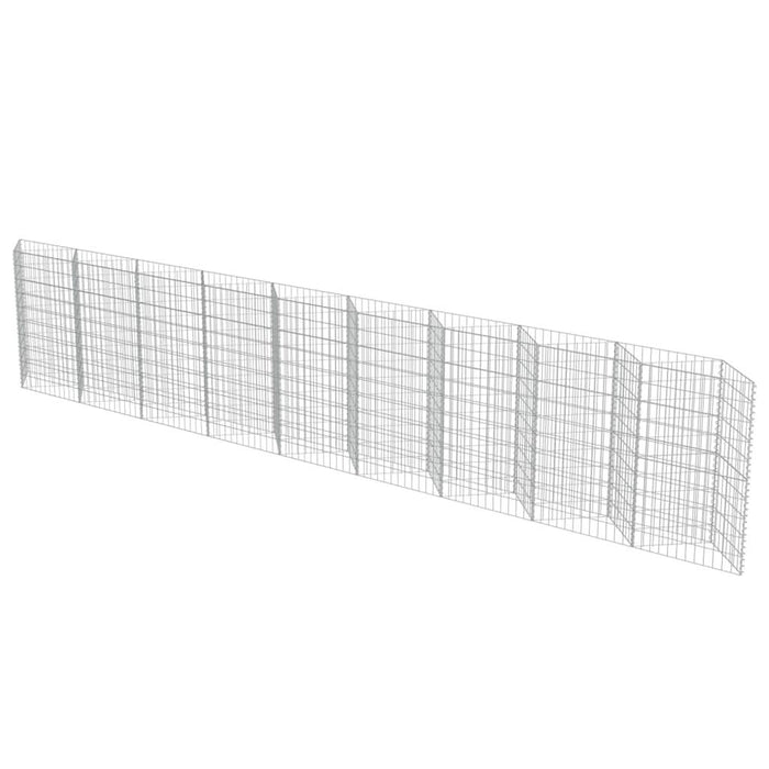 Perete gabion, 630 x 30 x 100 cm, oțel galvanizat - WALTI WALTI