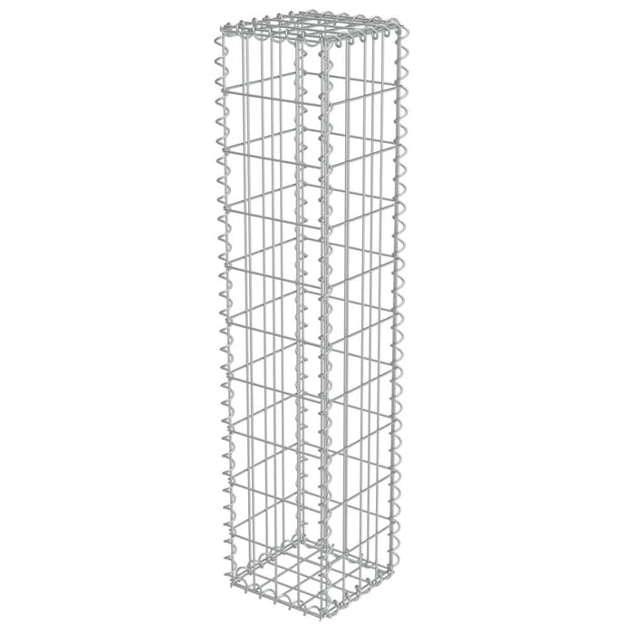 Perete gabion cu capace, 20x20x100 cm, oțel galvanizat - WALTI WALTI