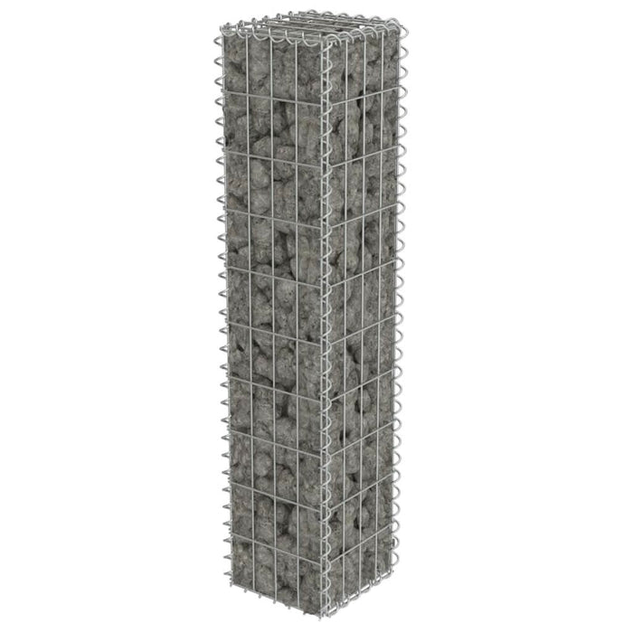 Perete gabion cu capace, 20x20x100 cm, oțel galvanizat - WALTI WALTI