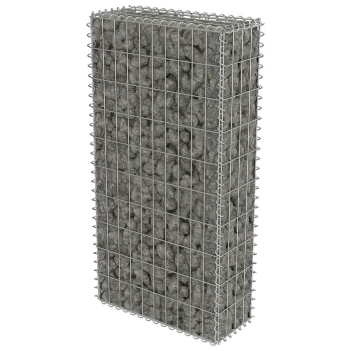 Perete gabion cu capace, 50 x 20 x 100 cm, oțel galvanizat - WALTI WALTI