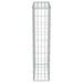 Perete gabion cu capace, 50 x 20 x 100 cm, oțel galvanizat - WALTI WALTI