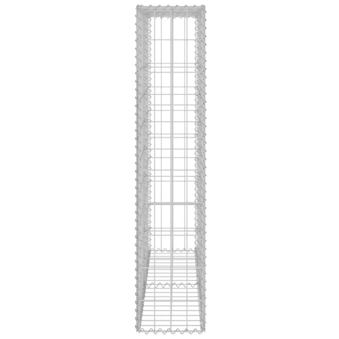 Perete gabion cu capace, 80 x 20 x 100 cm, oțel galvanizat - WALTI WALTI