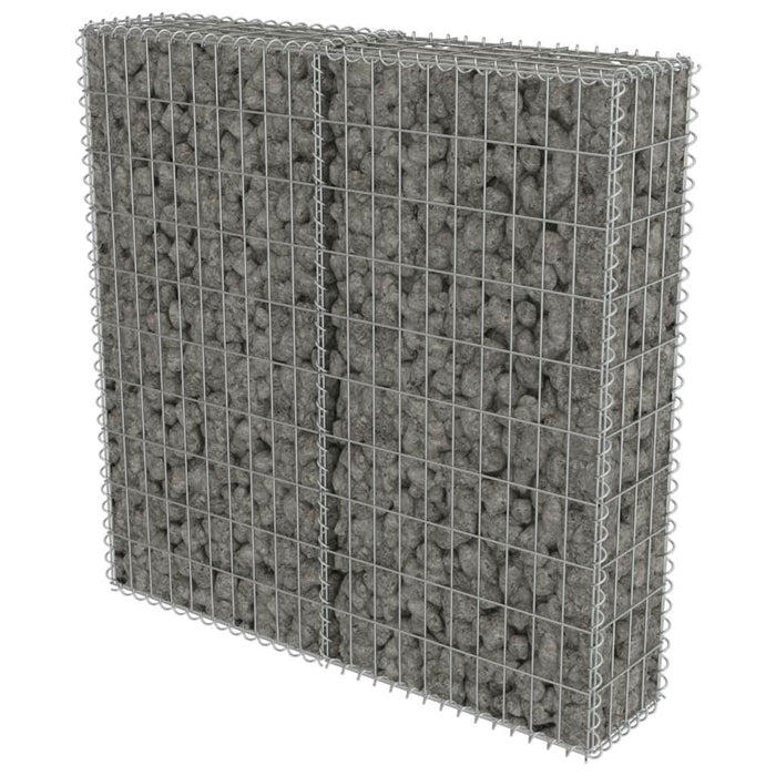 Perete gabion cu capace, oțel galvanizat, 100 x 20 x 100 cm - WALTI WALTI
