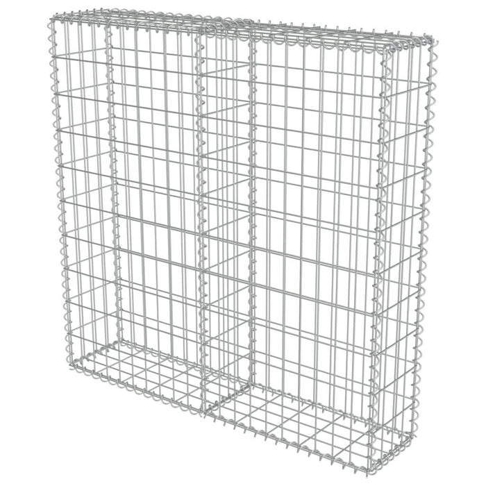 Perete gabion cu capace, oțel galvanizat, 100 x 20 x 100 cm - WALTI WALTI