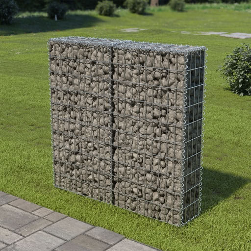 Perete gabion cu capace, oțel galvanizat, 100 x 20 x 100 cm - WALTI WALTI