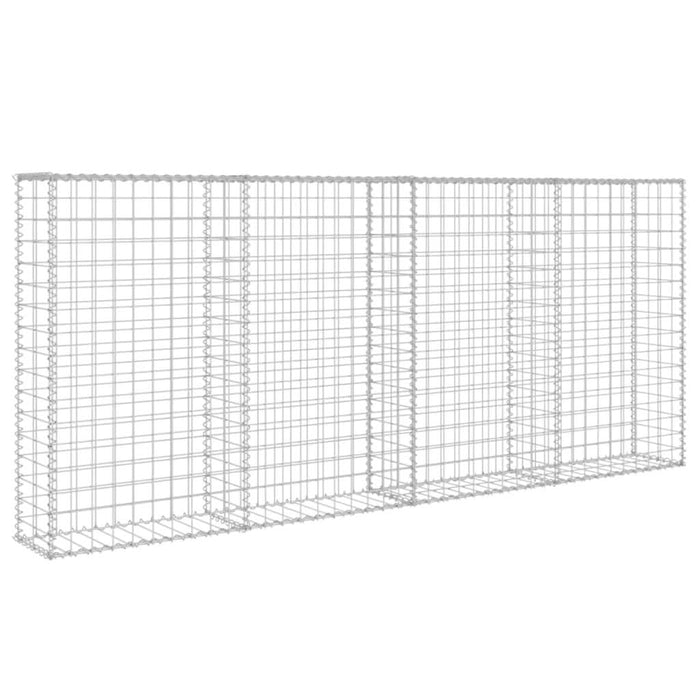 Perete gabion cu capace, 200x20x85 cm, oțel galvanizat - WALTI WALTI
