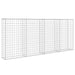 Perete gabion cu capace, 200x20x85 cm, oțel galvanizat - WALTI WALTI