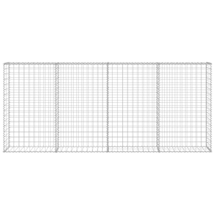 Perete gabion cu capace, 200x20x85 cm, oțel galvanizat - WALTI WALTI