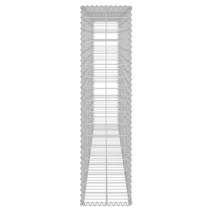 Perete gabion cu capace, 200x20x85 cm, oțel galvanizat - WALTI WALTI