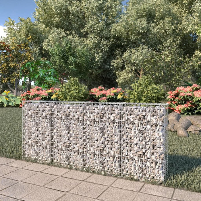 Perete gabion cu capace, 200x20x85 cm, oțel galvanizat - WALTI WALTI