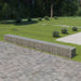 Gabion perete cu capace, 600 x 50 x 50 cm, oțel galvanizat - WALTI WALTI