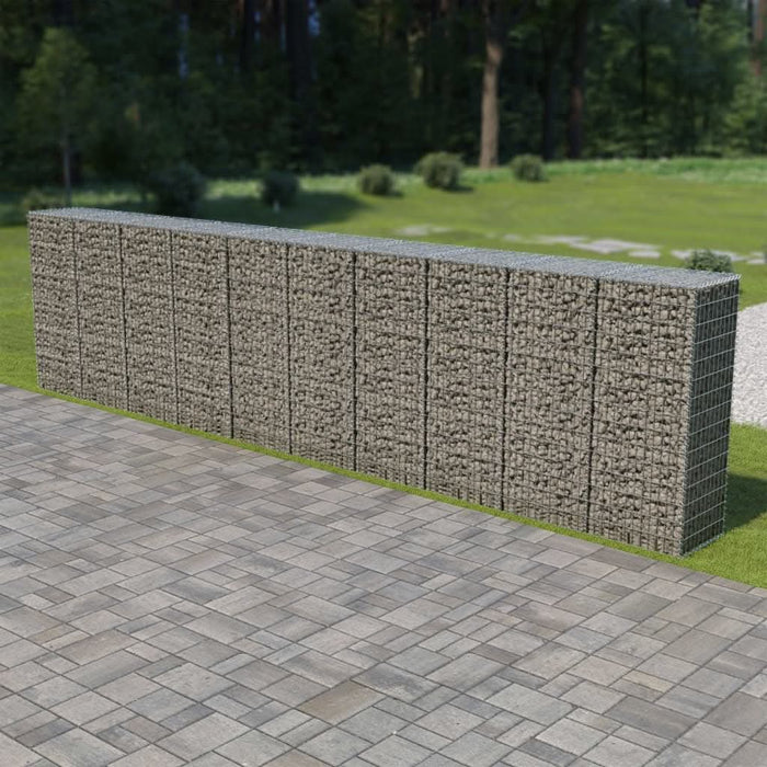 Perete gabion cu capace, 600 x 50 x 150 cm, oțel galvanizat - WALTI WALTI
