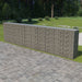 Perete gabion cu capace, 600 x 50 x 150 cm, oțel galvanizat - WALTI WALTI