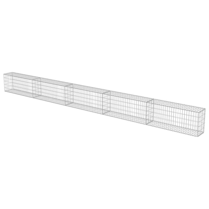 Gabion perete cu capace, 600 x 30 x 50 cm, oțel galvanizat - WALTI WALTI