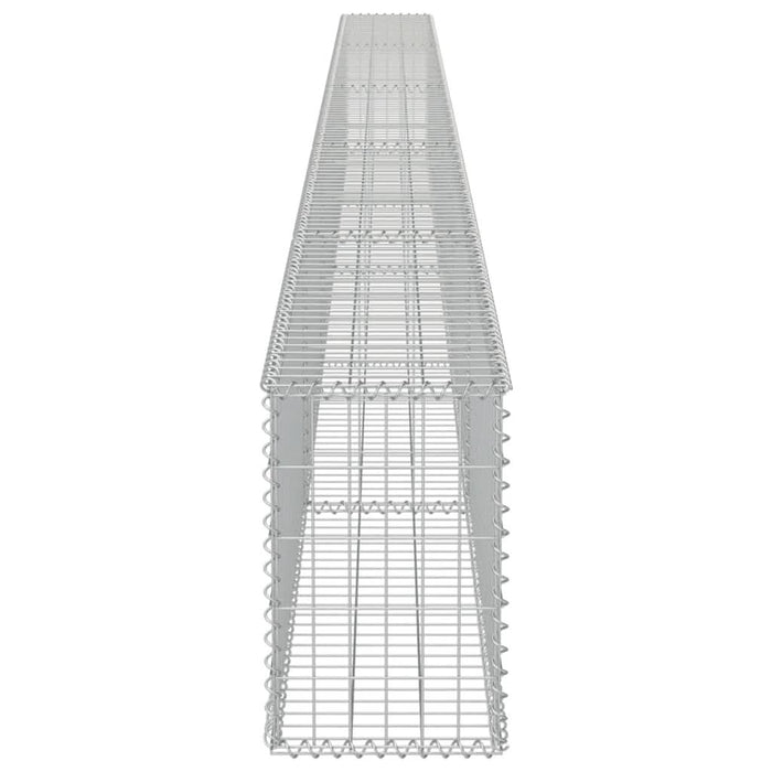 Gabion perete cu capace, 600 x 30 x 50 cm, oțel galvanizat - WALTI WALTI