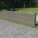Perete gabion cu capace, 600 x 30 x 150 cm, oțel galvanizat - WALTI WALTI