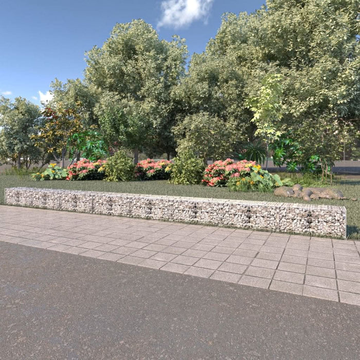 Perete gabion cu capace, 900 x 50 x 50 cm, oțel galvanizat - WALTI WALTI
