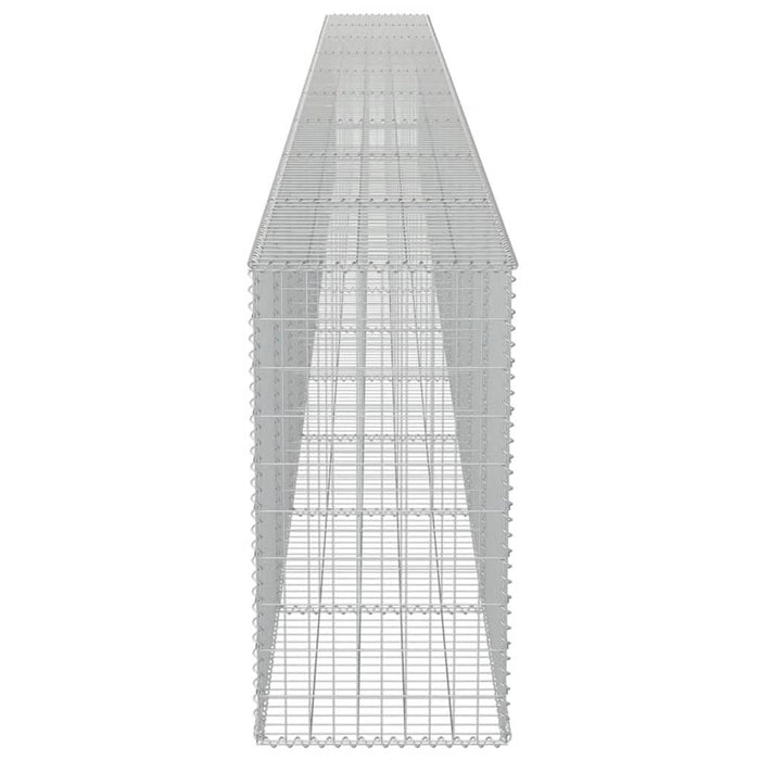 Gabion perete cu capace, 900 x 50 x 100 cm, oțel galvanizat - WALTI WALTI