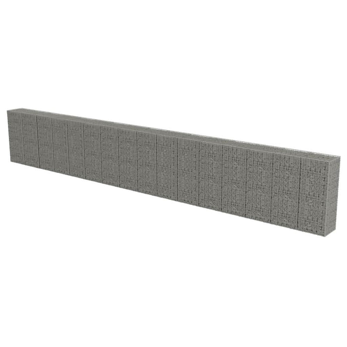 Perete gabion cu capace, 900 x 50 x 150 cm, oțel galvanizat - WALTI WALTI