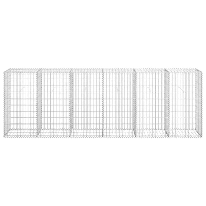 Perete gabion cu capace, 300x50x100 cm, oțel galvanizat - WALTI WALTI