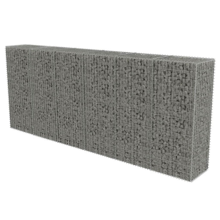 Perete gabion cu capace, 300 x 50 x 150 cm, oțel galvanizat - WALTI WALTI