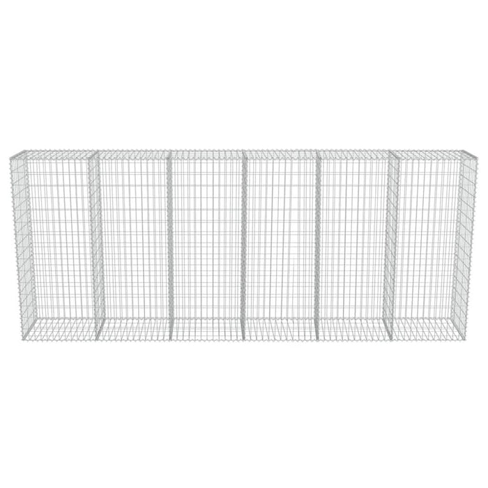 Perete gabion cu capace, 300 x 50 x 150 cm, oțel galvanizat - WALTI WALTI