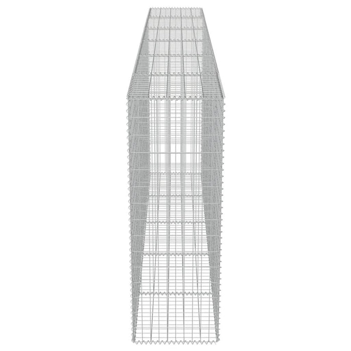 Perete gabion cu capace, 300 x 50 x 150 cm, oțel galvanizat - WALTI WALTI