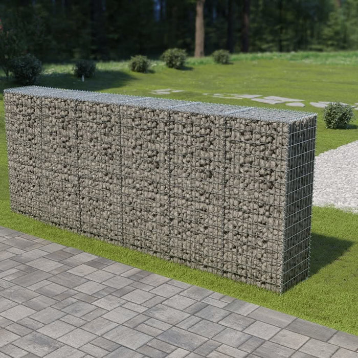 Perete gabion cu capace, 300 x 50 x 150 cm, oțel galvanizat - WALTI WALTI